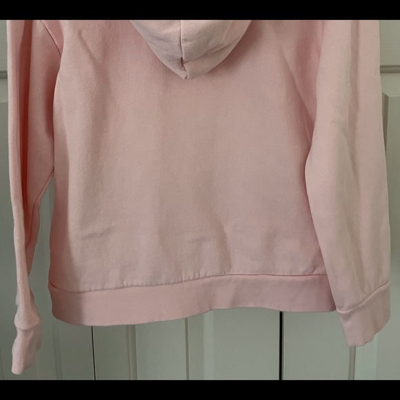 Girls Puma Pink Hoodie With Pockets, Size Large - Picture 3 of 5